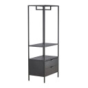 Venture Design Malibu hylle Svart 70 x 45 cm Svart