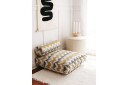 Munkad Sittepuff 70 cm   Flerfarget
