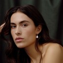 Julie Sandlau Lovina Øredobber 14 kt. Gull 0,05 ct. YG14-HKS751 - Dame