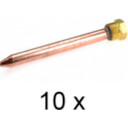 Dypprør 100 mm. Pakke med 10 stk.