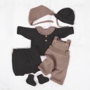 Bluum Strikkesett Babypakke Rille garnpakke i Pure Eco Baby Wool