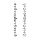 Sif Jakobs Jewellery Sardinien Lungo Grande Earrings Sølv farge Hvit 60 mm