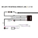 Kabelsett ekstralys LAZER 1LLP300
