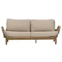 Brafab Lily 2,5 seters sofa  Twist straw / Plush wheat / teak