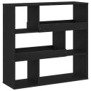 vidaXL Bokhylle Svart Eik 100 x 33 x 94,5 cm Konstruert tre