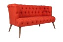 Monroew 2 seters Sofa   Rød/Natur