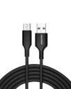 Oniverse Usb-A To Micro-Usb Charge Cable, 3 M - Black