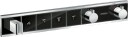 Hansgrohe RainSelect termostat Med 4 uttak, Sort/Krom