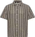 Jack & Jones Jorcotedazur Bellagio Crochetshirt Ss Sn   Black   XS