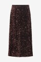 Vila   Skjørt viFaith HW Midi Sequin   Brun