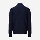 Full Zip Jacket Felted Cashmere Navy
