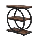 Sidebord med 3 hyller / Kompakt sidebord med oppbevaringsplass / Moderne nattbord