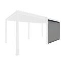 Nedtrekkbar skjerm til paviljong HOME4YOU Mirador 111 hvit/lys grå 4 m   Hvit/lys grå