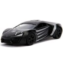 Bil Svart Panther Lykan 1:32 metall