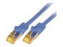 M-Cab Raw Nettverkskabel Rj-45 Hann Til Rj-45 Hann 1 M Sftp Pimf Cat 7 Halogenfri Formstøpt Uten Hindringer Blå