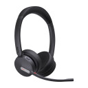 Yealink Bh70 Dual Teams - Hodesett - On-Ear - Bluetooth - Trådløs - Usb-C Via Bluetooth-Adapter - Svart - Certified For Microsoft Teams