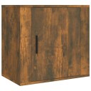 vidaXL Veggmontert nattbord røkt eik 50x30x47 cm