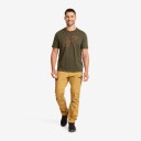 Revolutionrace Easy T shirt Herre Anthracite 2XL Herre Overdeler T skjorter