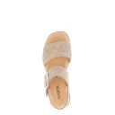 Gabor Platform Sandal   Beige   39