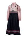 Salto Oline Flower Festdrakt Flerfarget 128