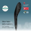Wave Shower Head - Black