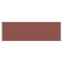 vidaXL Uttrekkbar sidemarkise 200x600 cm brun