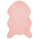  Skliikkerteppe i kunstig kaninpels OLITE Rosa 80 x 120 cm
