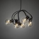 Konstsmide - Lysslynge Med Timer - 10 Amber Led - Hyttefeber.No