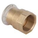 Geberit Mapress Overgangsmuffe 12 mm x 1/2", Kobber