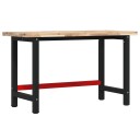  Arbeidsbenk 140x60x83 cm heltre akasie rektangulær