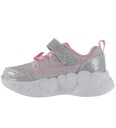 Skechers Sko   Fortryllet Heart Lys   Sølv   Skechers   24   Blinkende sko Grå Hvit Rosa