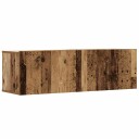  Vegghengt TV-benker 3stk gammelt tre 100x30x30cm konstruert tre 8721158760210