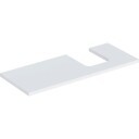Geberit One benkeplate 119x47,3 cm matt hvit