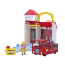 Peppa Gris Brannstasjon Med Figurer
