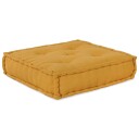 vidaXL Modulsofa-enhet 4 pcs Gul Stoff