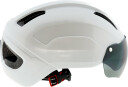 SkateFlash Sykkelhjelm med LED-lys, 58-61 cm - Hvit