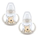 NUK Drikkeflaske First Choice Disney Winnie the Pooh i beige, 2 stk