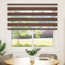  Sebragardin brun 145x150 cm stoff bredde 140,9 polyester