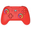 Subsonic Wireless Led Controller Red   Nintendo Switch