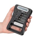 Goobay Batteriprovare med LCD-display för standard- och fotobatterier och alla vanliga knappceller