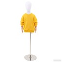 vidaXL Justerbar 120-150 cm Mannequin med Base Unisex PP Hvit