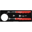 Yato Inspeksjonsspeil + Griper 4 Deler Yt 0662