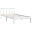 vidaXL Sengeramme heltre furu 75x190 cm 2FT6 Small Single
