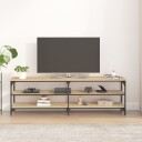 vidaXL TV-benk sonoma eik 160x30x50 cm konstruert tre