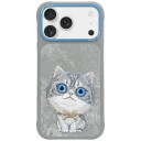 Nimmy Big Eyed Pet 2.0 Katt-deksel for iPhone 17 Pro Grå