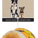 Ozami Dog Burger Latex 6.2X6.2X4 cm