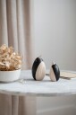 Novoform Pingvin sort og ask 8,5 cm