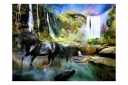 FOTOTAPET Horse Sky Blue Waterfall 250x193 - Artgeist sp. z o. o.