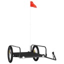  Sykkelhenger svart 135x70x37 cm jern
