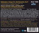 Rachmaninov: Liturgy Of St. John Chrysostom, Op. 31  CD